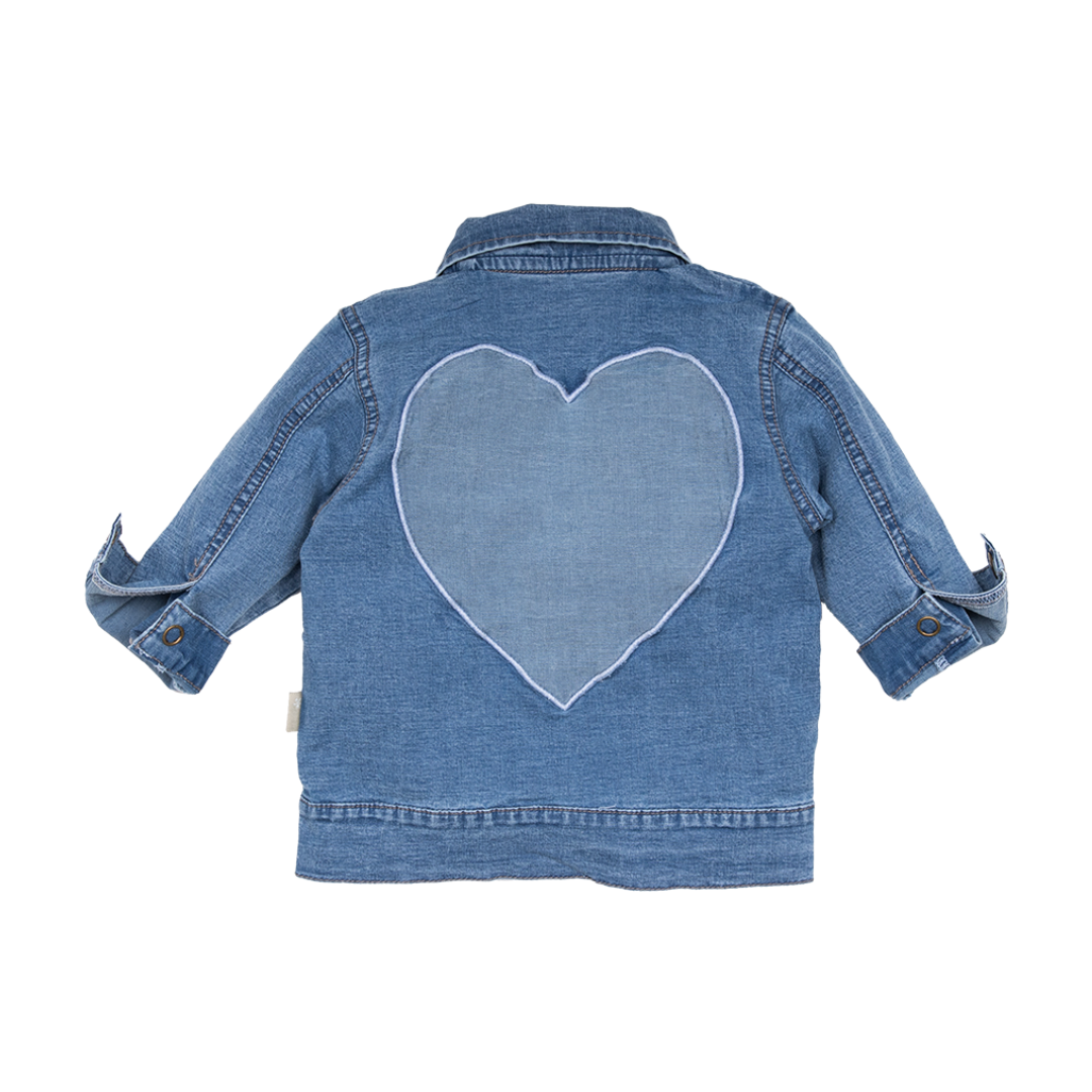 Jacket Heart Jog Denim