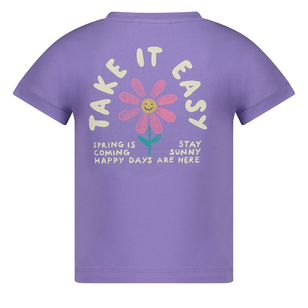 T-shirt with backprint Rolling into Spring
