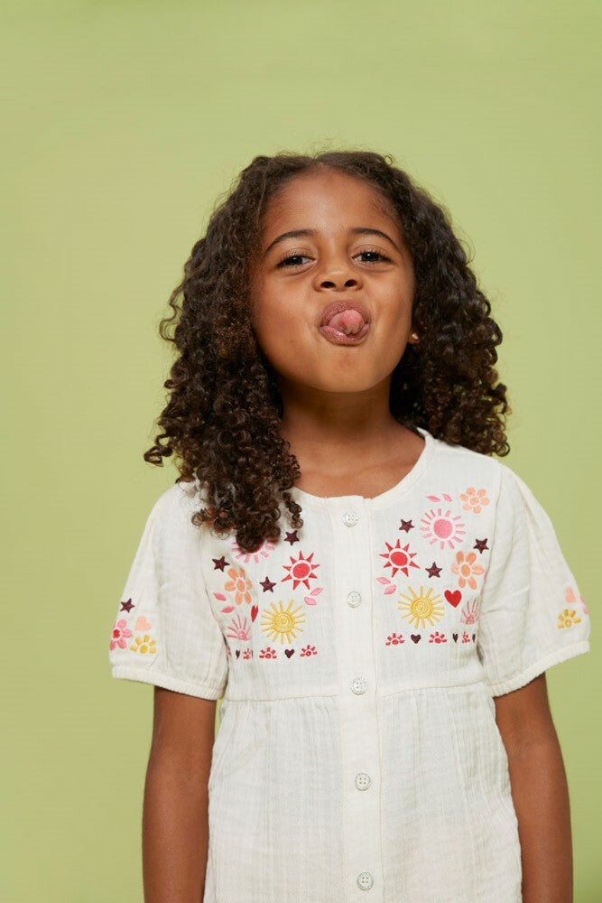 Blouse Muslin Salsa Sunset