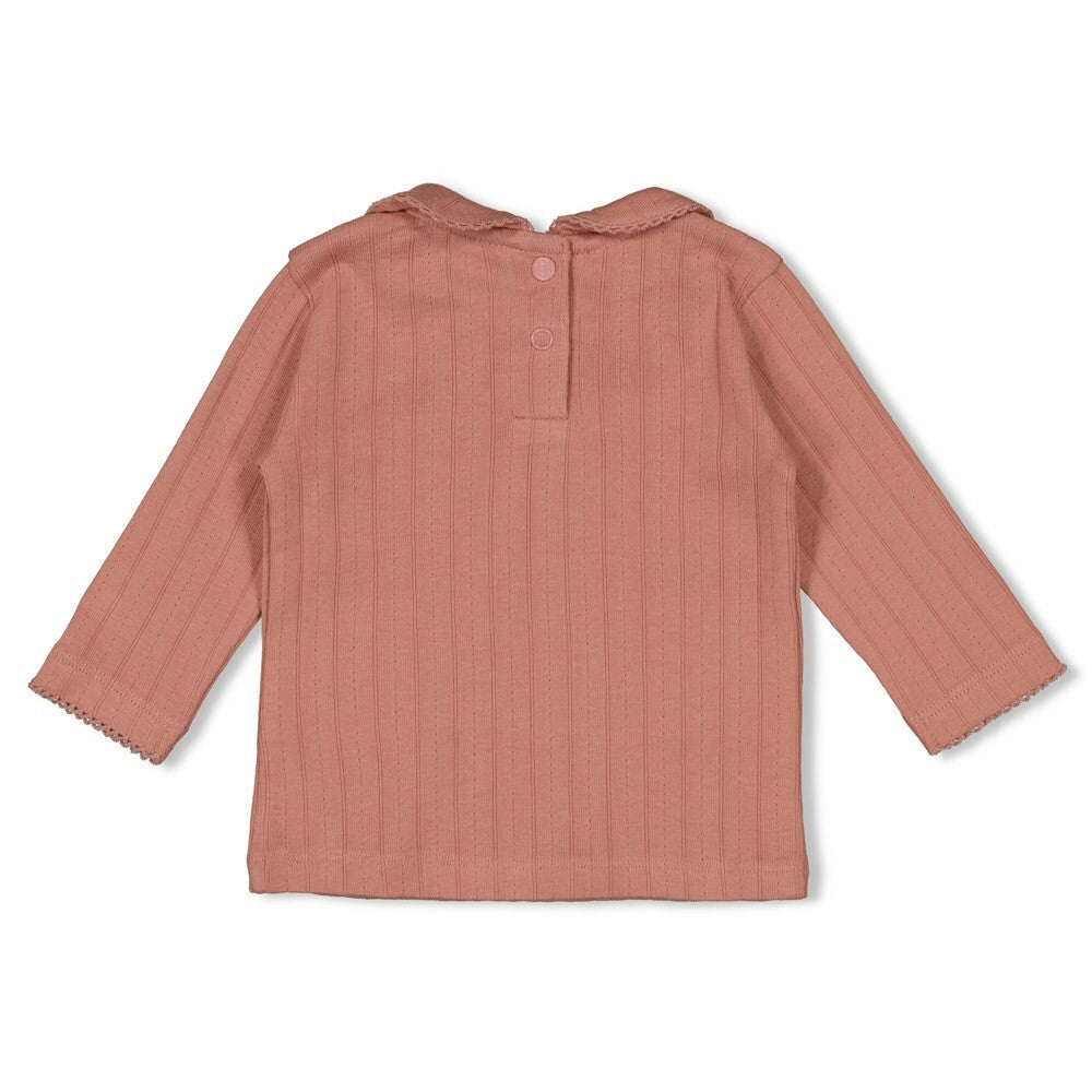 Longsleeve pointelle rib - Woodland Bloom