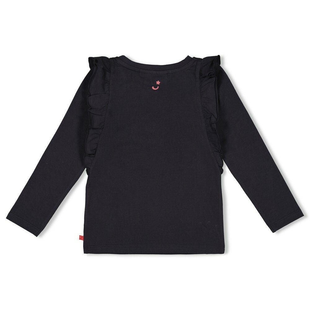 Longsleeve ruches - Queen Of Hearts