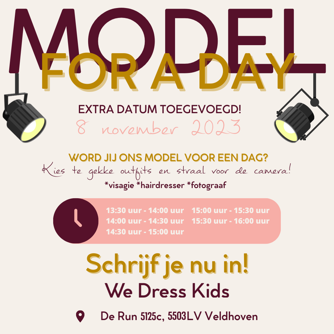 Model for a day!