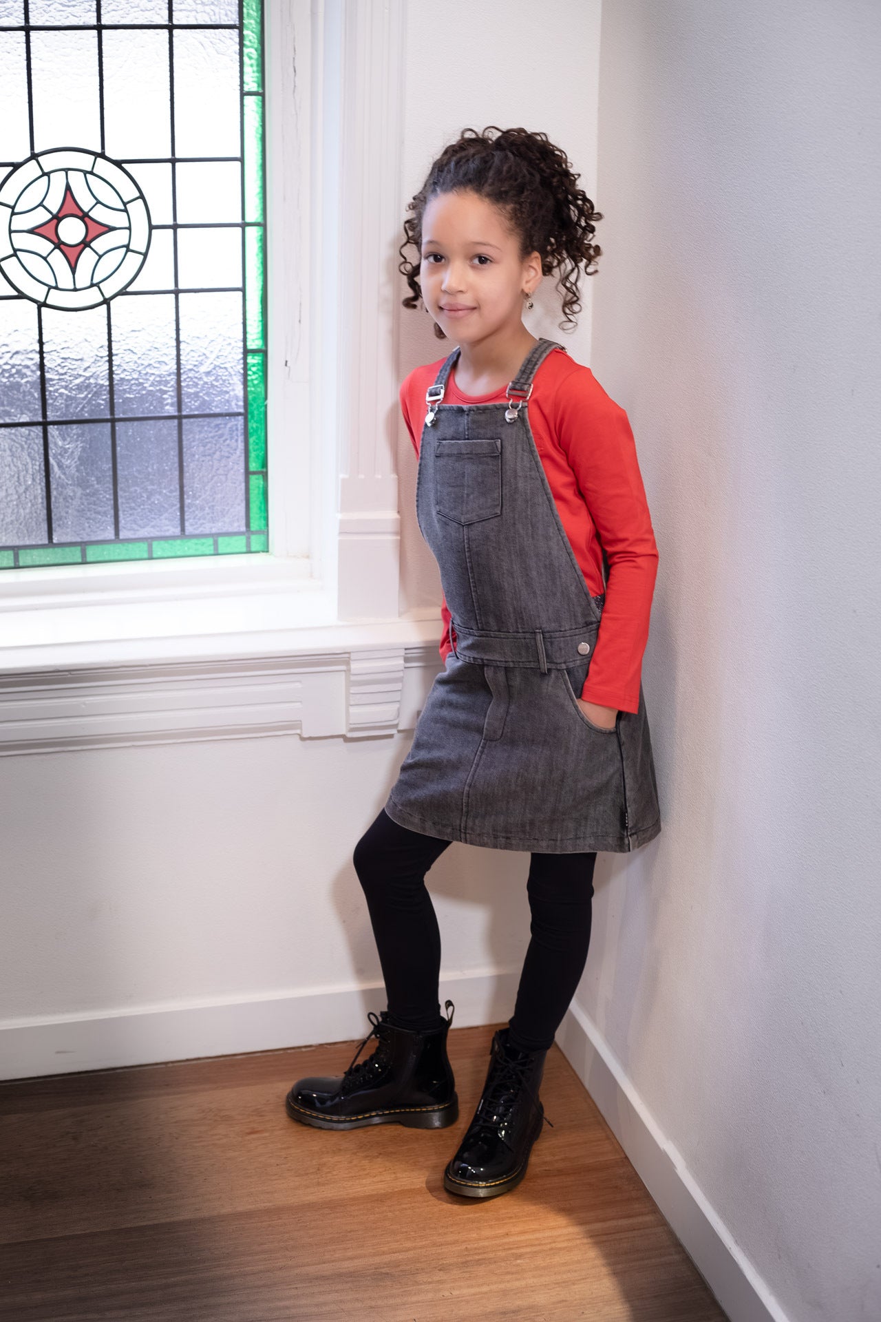 Dungaree Dress Genevieve