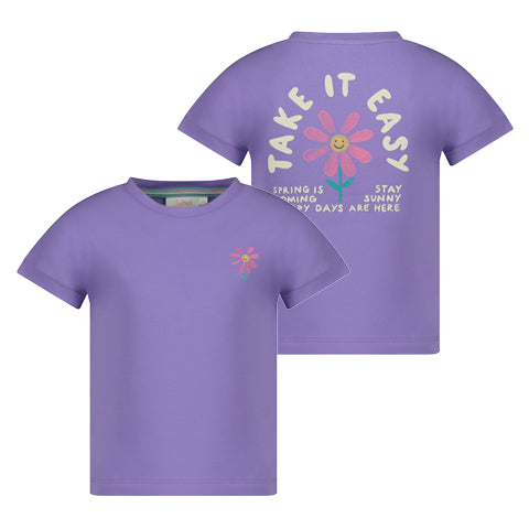 T-shirt with backprint Rolling into Spring