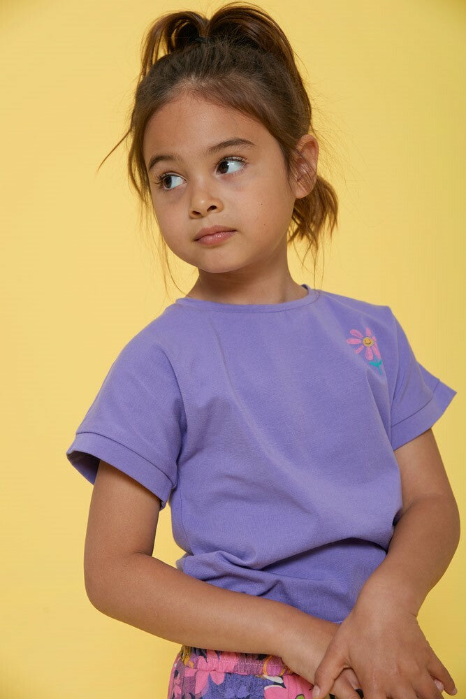 T-shirt with backprint Rolling into Spring