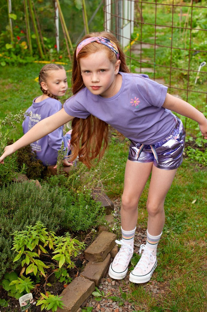 T-shirt with backprint Rolling into Spring