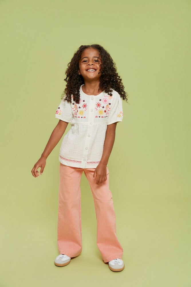 Blouse Muslin Salsa Sunset