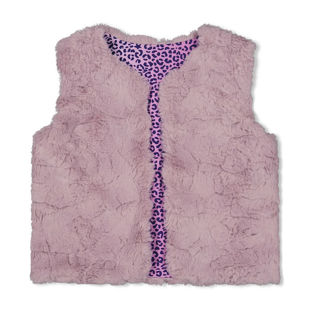 Omkeerbaar teddy gilet - Wild Soul