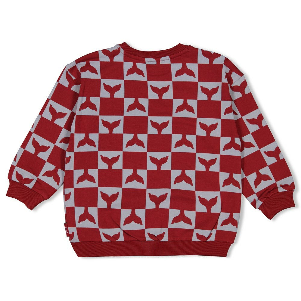 Sweater AOP - Waves and Whales